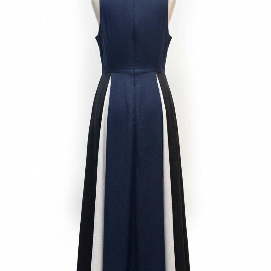 Banana Republic · Sleeveless Dress · 4P · Navy, Black, White