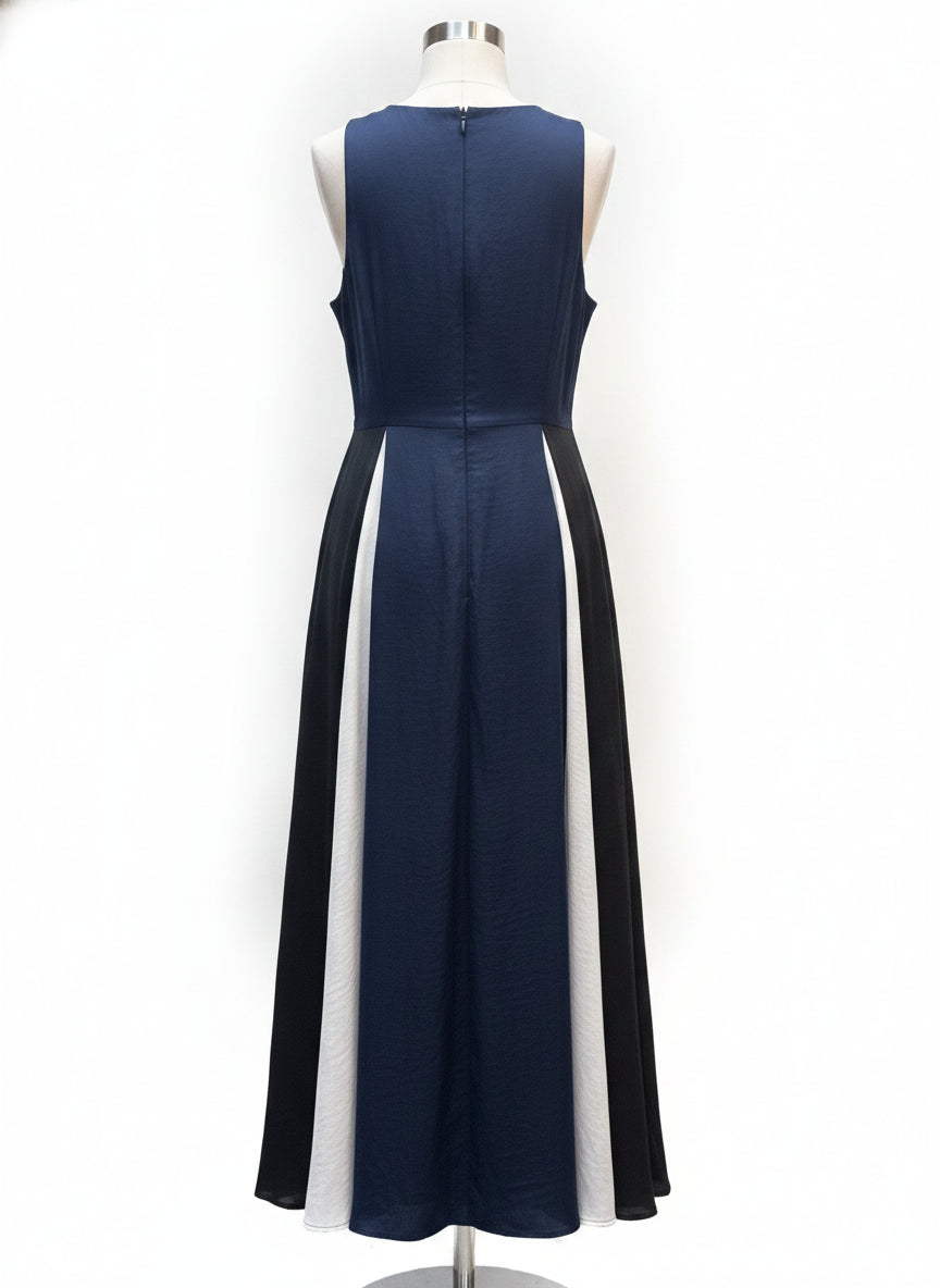 Banana Republic · Sleeveless Dress · 4P · Navy, Black, White