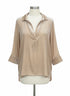 Sundance · Silk Rayon Velvet Top · Medium · Champagne