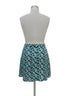 Michael Kors · A-Line floral print · 6 · TurqBlack