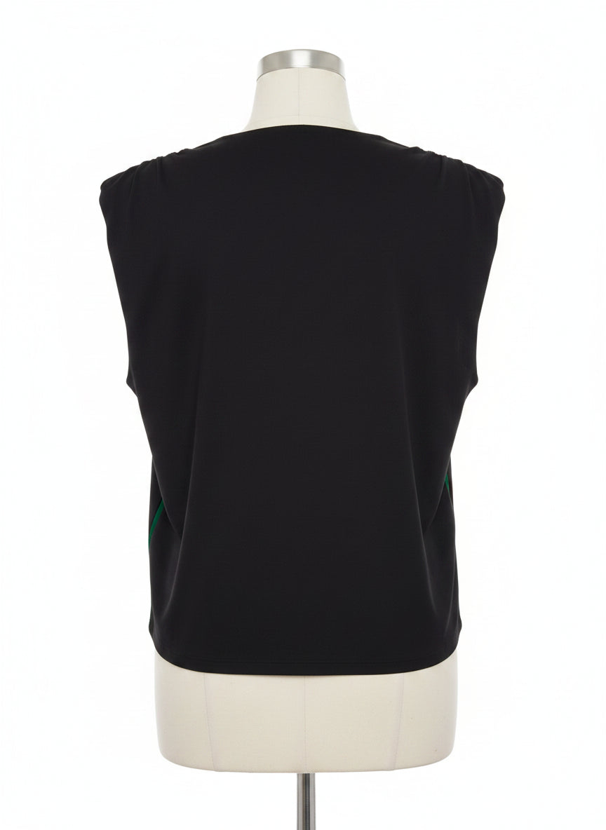 INC · Cap Sleeve Top · Medium · Black