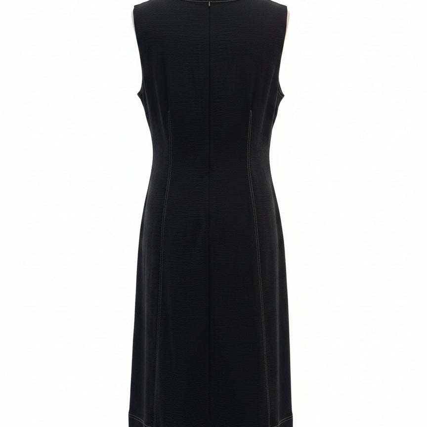 Karl Lagerfeld · Cap Sleeve Dress · 10 · Black
