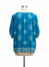 Vivilli · Blouse · Large · Turq/White
