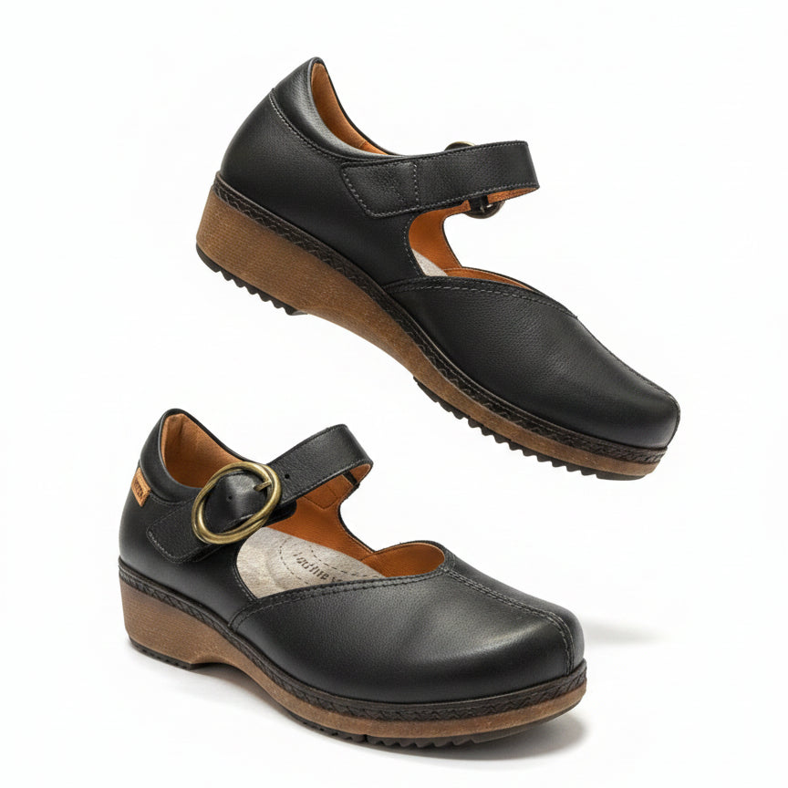 Pikolinos · Granada Mary Janes · 7 · Black/Tan