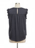 LOFT · LOFT · Flutter Sleeve Top · Small · Gray · SMALL · Gray