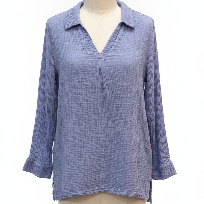 Soft Surroundings · Blouse · Large · LightBlue