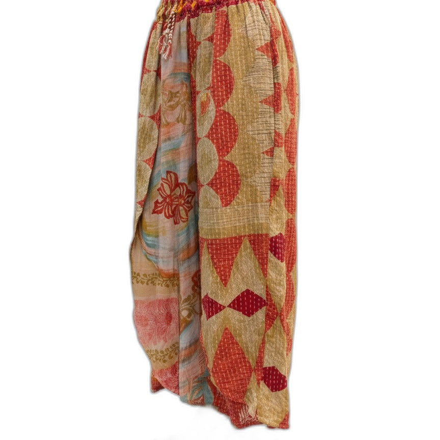 KanthaBae · Cotton In Bloom Pants · OS · BeigeOrange