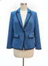 CAbi · 6027 Scholarship blazer · Medium · Cerulean