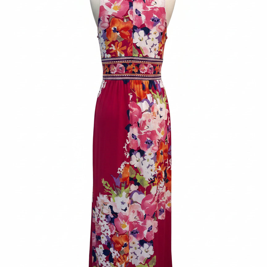 London Times · Maxi Dress · Medium · PinkFloral