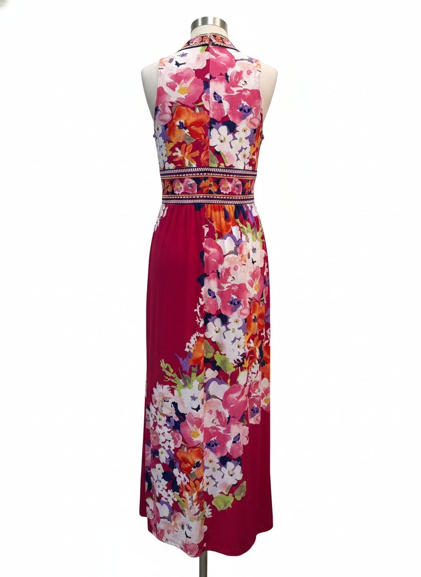 London Times · Maxi Dress · Medium · PinkFloral