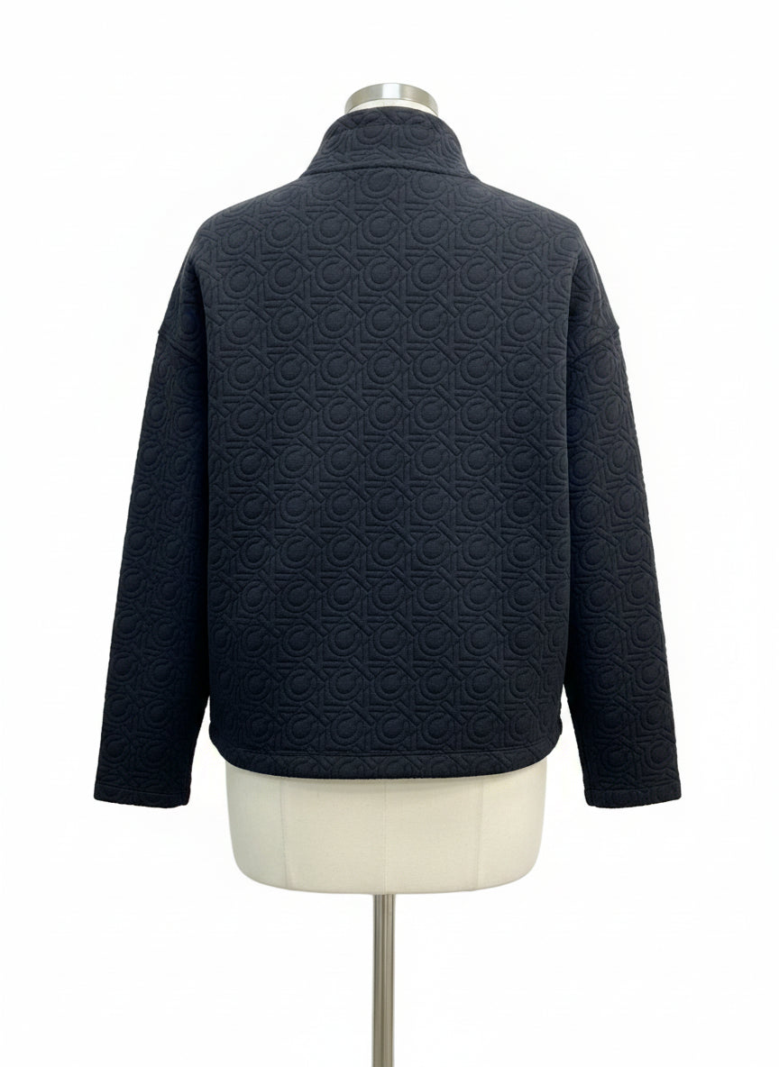 Calvin Klein · 1/4 Zip Pullover · Medium · Black