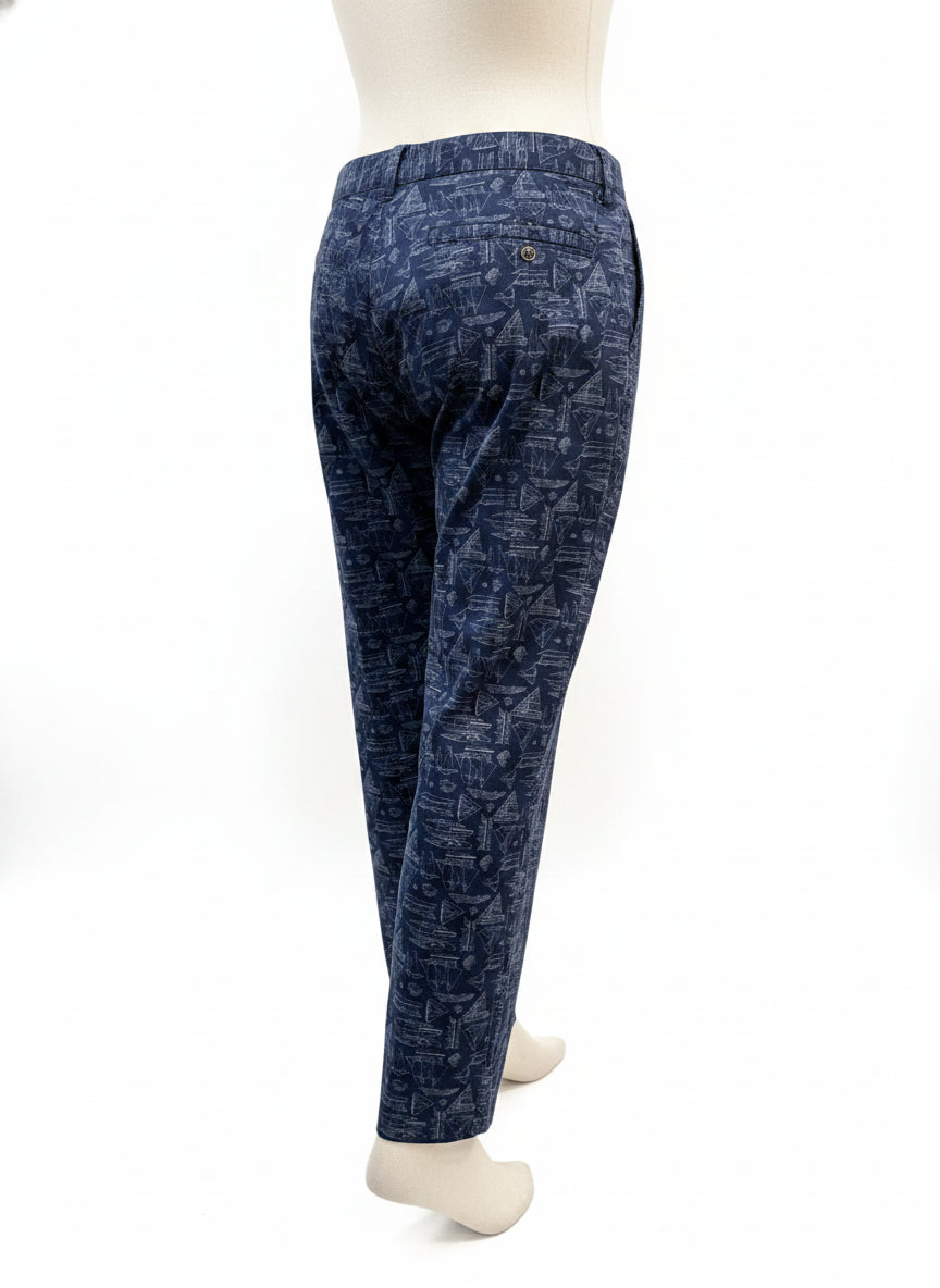 Ralph Lauren · Ralph Lauren · Straight Leg Boat Print · 1X · Navy · 1X · Navy