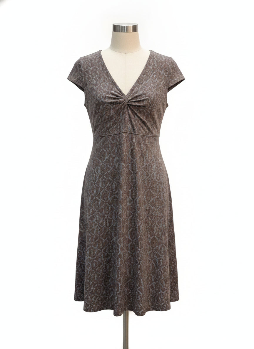 Toad&Co · Cap Sleeve Dress · Small · AquaBrown