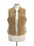 ColdwaterCreek · Vest · 1X · Cashew