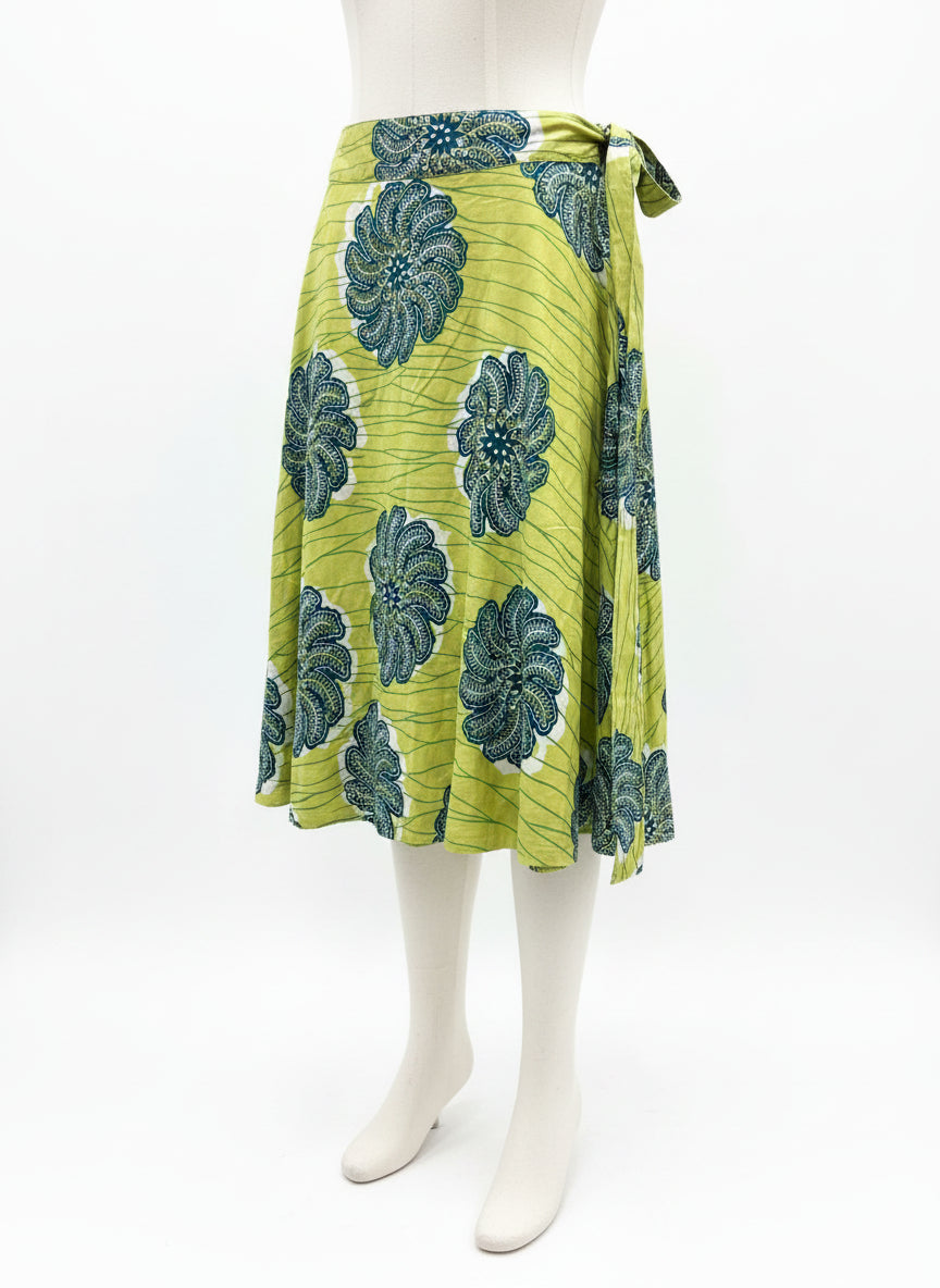Odille · Odille · Lime Floral Print with Embroidered Side Zip Bow Detail · 6 · Lime Floral · 6 · Lime Floral