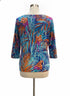 Alfred Dunner · Parrot tropical print · Medium · NavyMulti