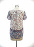 LuckyBrand · Boho Top · Medium · WhiteNavy