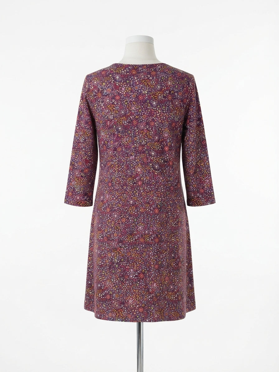 Nuu Muu · Gabe Dress · Medium · Plumfloral