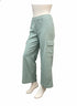 Lane Bryant · Wide Leg Soft Linen Blend Mid Rise Pants · 20 · Seafoam