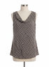 CABI · Cowl drape #829 Cat Lover Tank top · Large · Black/Beige