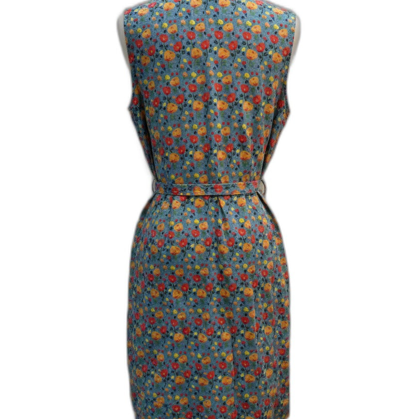 Tease Me! · L.A. Soul Floral Print Dress · Large · TurqOrange