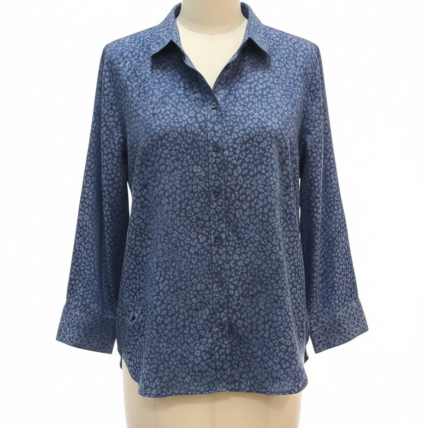 Chico's · Animal Print · 1X · Denim