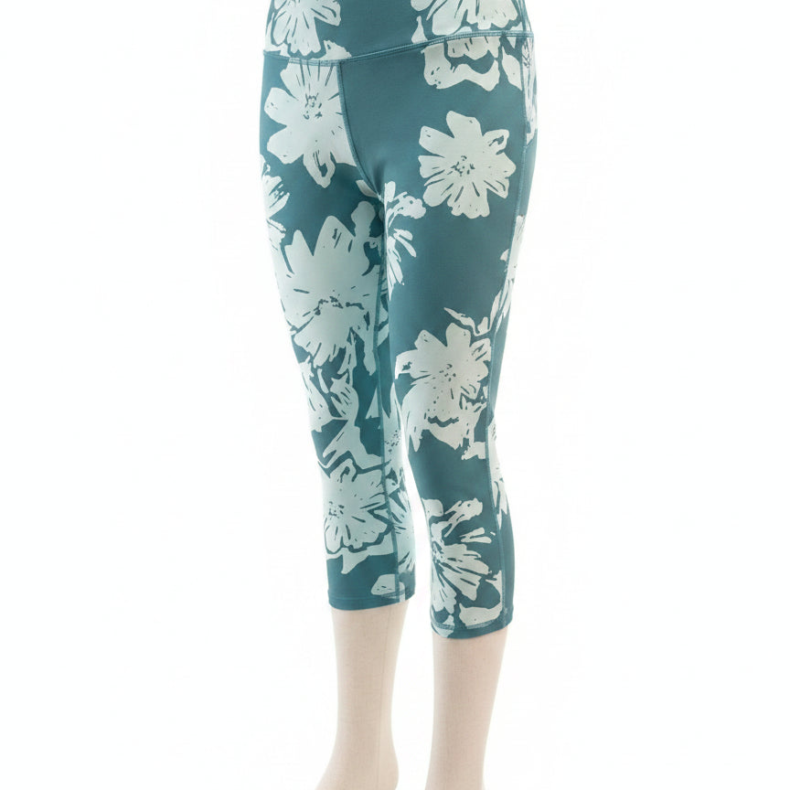 Skechers · Active Leggings · 2X · SeafoamFloral