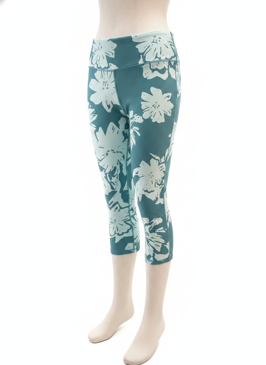 Skechers · Active Leggings · 2X · SeafoamFloral