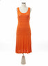 Ralph Lauren · Loose Knit Dress w/ Slip · XLarge · Orange