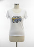 Anthropologie · Peony Sequin VW Van T-Shirt · Large · WhitePnk