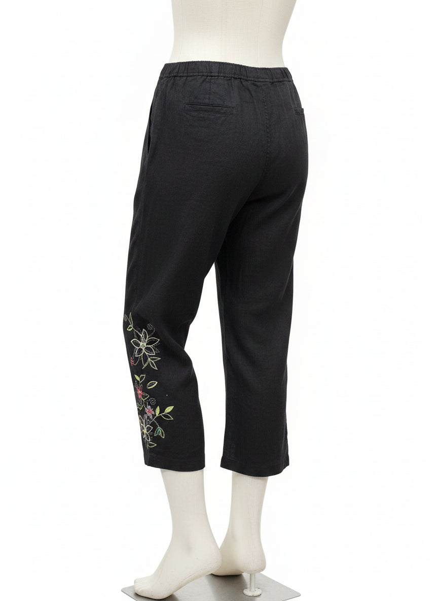 J Jill · Wide Leg Pants · 18 · BlkMulti