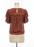 Anthropologie · ShortSleeve Top · Small · Orange