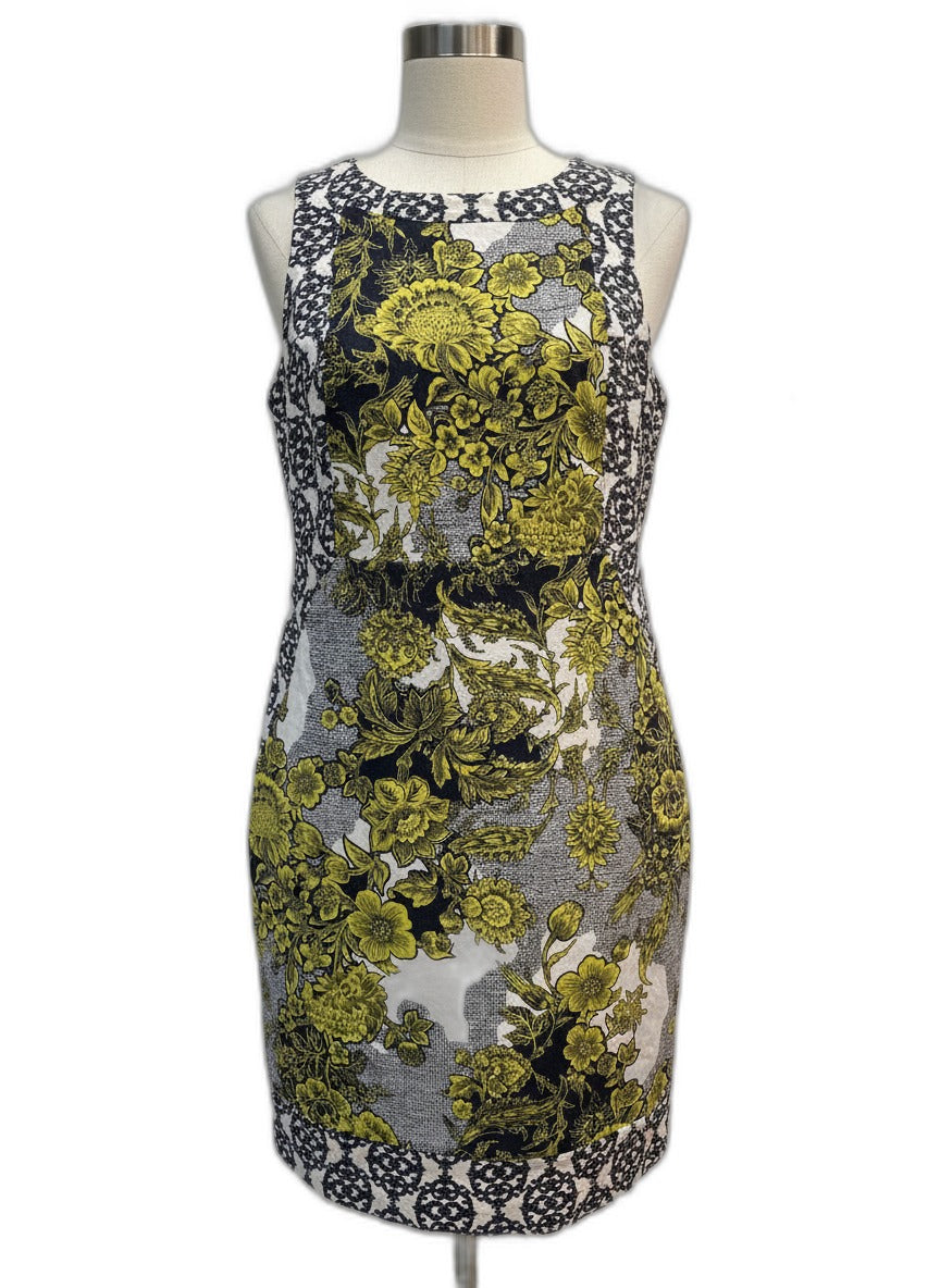 Weston Wear · Floral Medallion Print · 10 · BlkYellow