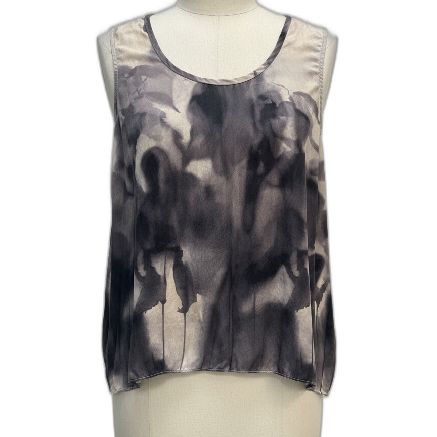 Eileen Fisher · Tie Dye Look · Large · GrayCream