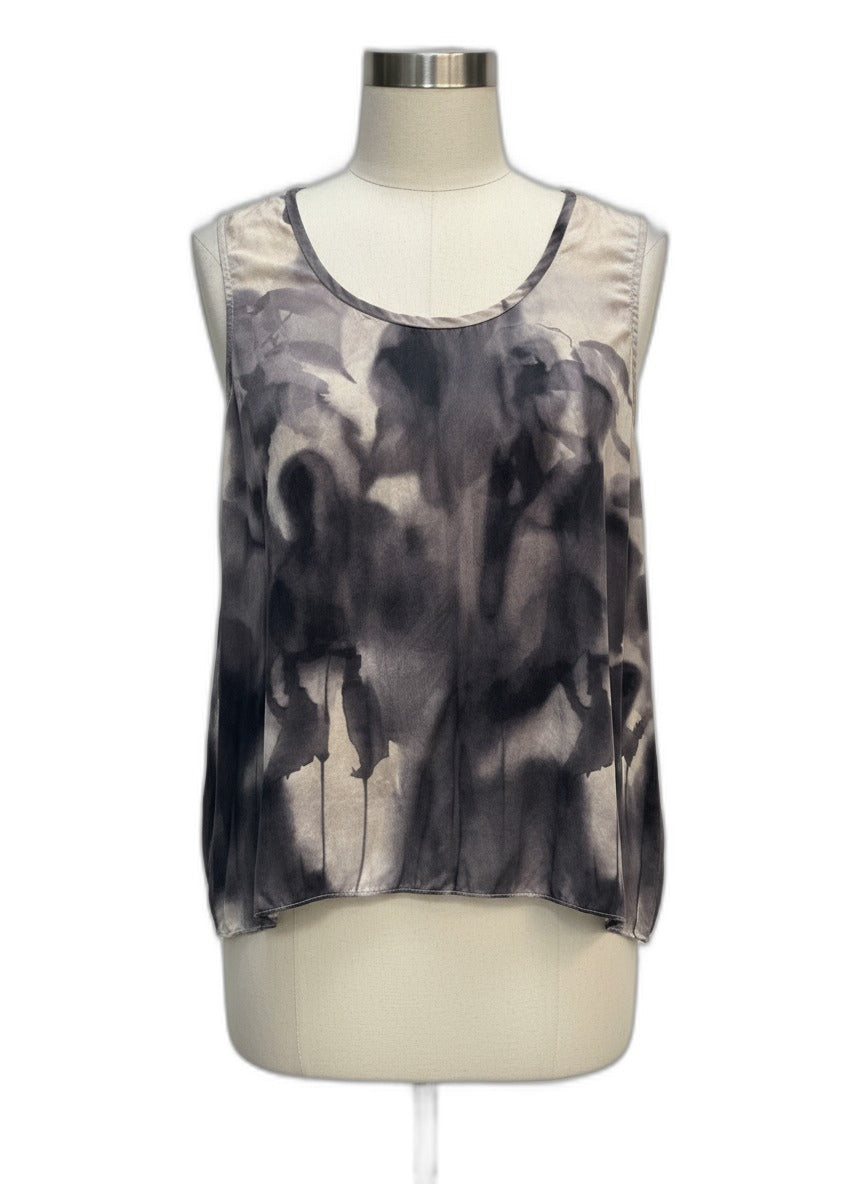 Eileen Fisher · Tie Dye Look · Large · GrayCream