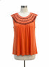 Ashley Stewart · Boho Top · 2X/3X · Coral