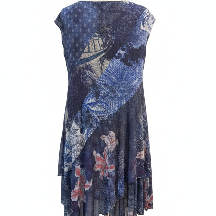 Desigual · Dress · XLarge · Navy Floral