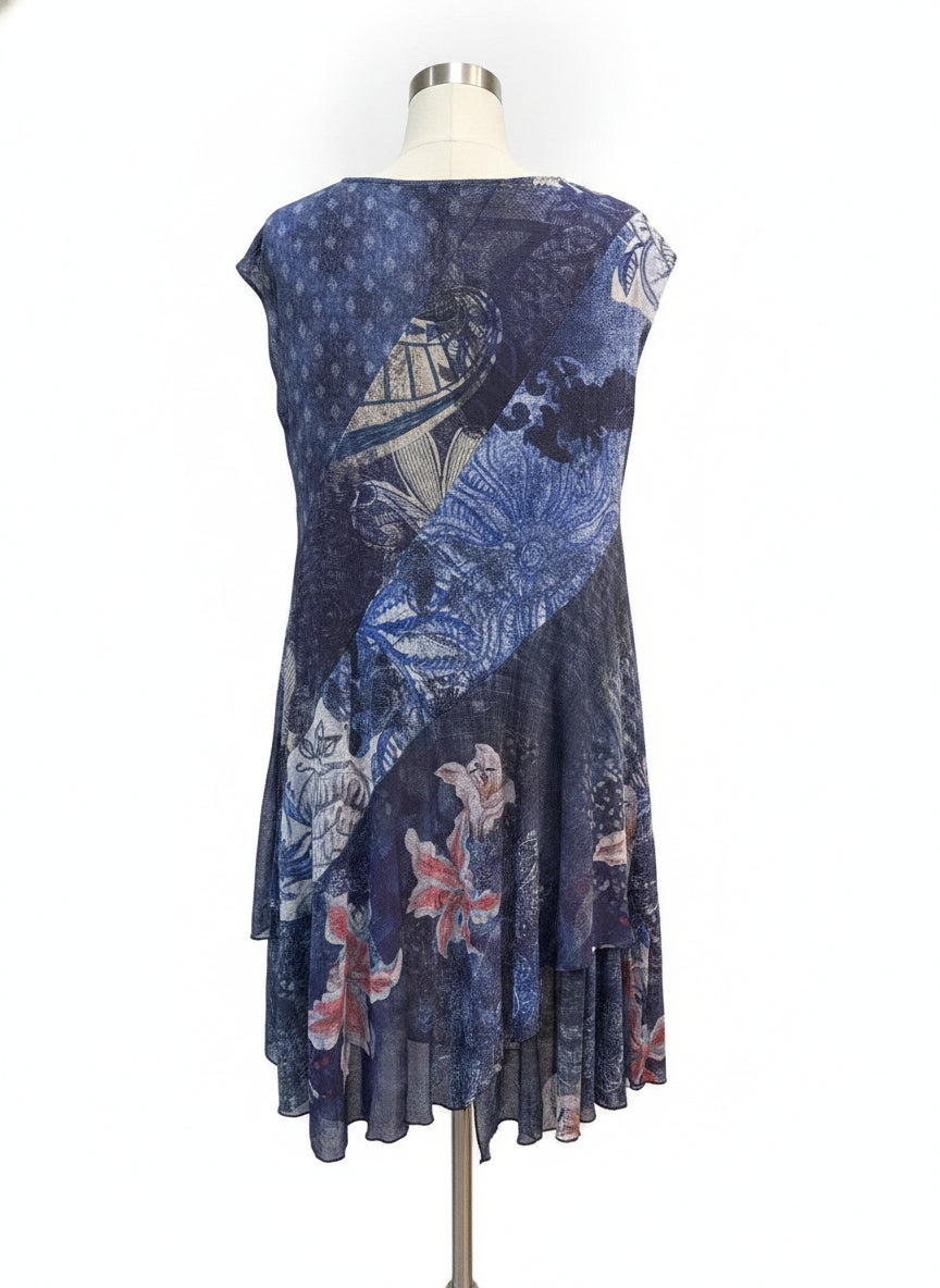 Desigual · Dress · XLarge · Navy Floral