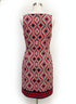 Michael Kors · Sleeveless Dress geometric design · Small · Beige, Red, Navy