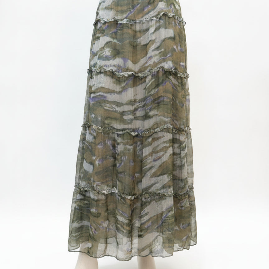 Sundance · Maxi skirt · XLarge · Olive Multi