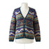 L.L.Bean · Button Up Cardigan · Medium · TealMulti