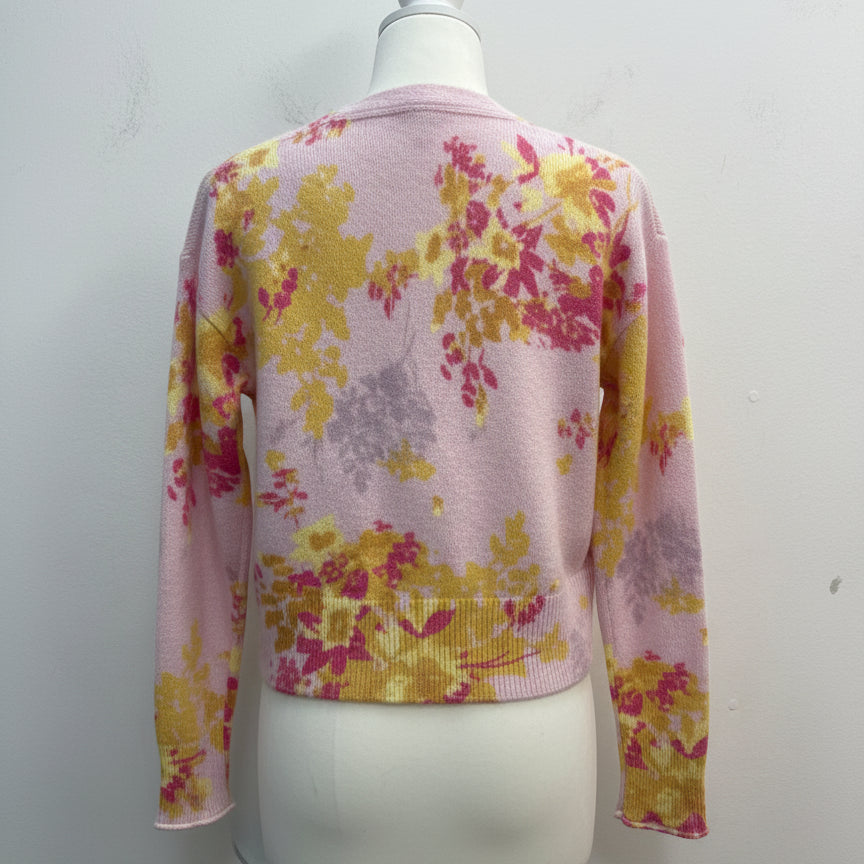 Sundance · Button Up Cardigan · XSmall · PinkYellow