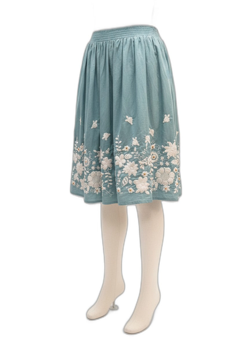 Anthropologie · Blue Velvet · 16 · Sea Turquoise
