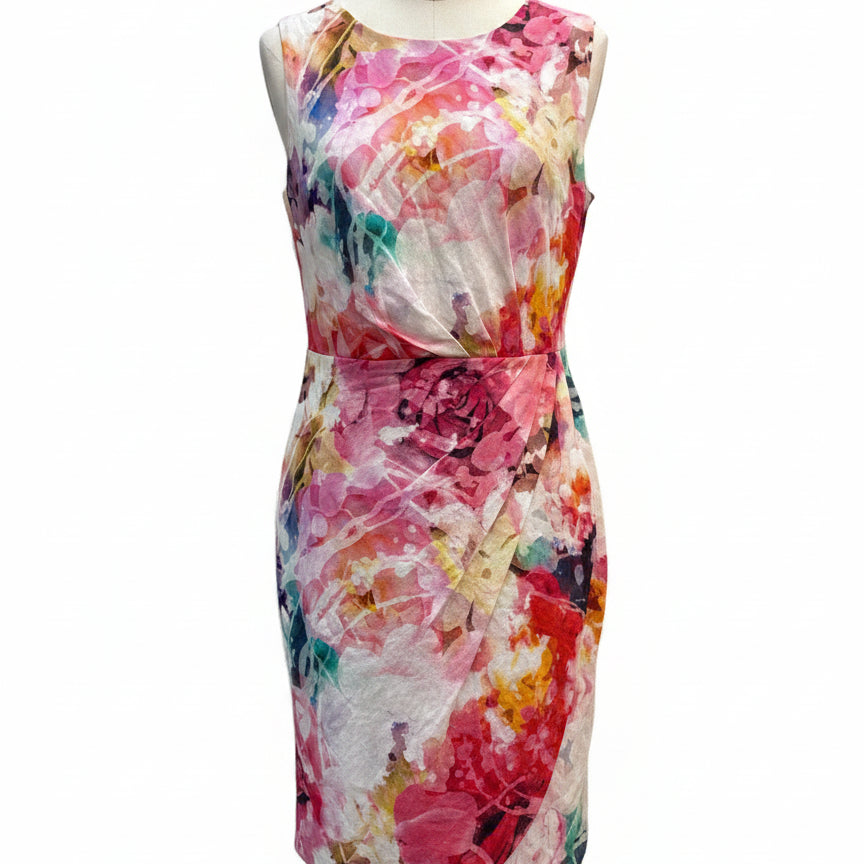 Suzi Chin for Maggie Boutique · Dress · 4 · Pink Multi Floral