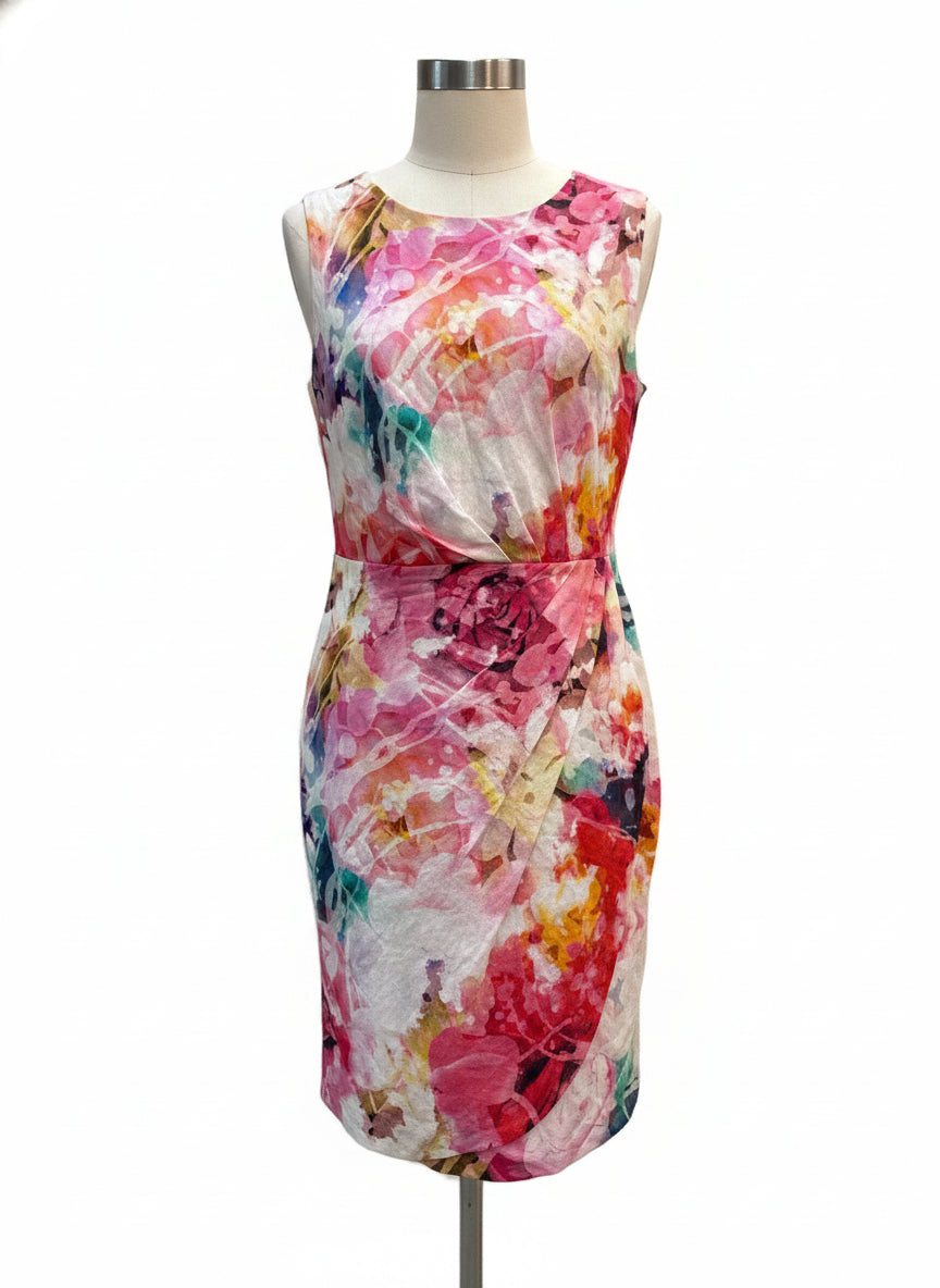 Suzi Chin for Maggie Boutique · Dress · 4 · Pink Multi Floral