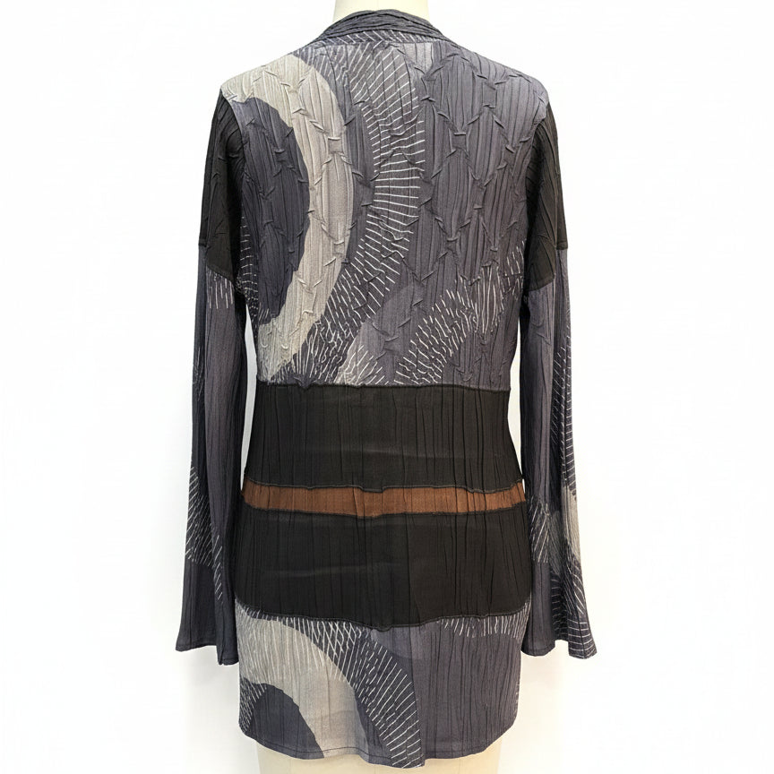 Komarov · Crinkle Texture · Large · Gray/Black