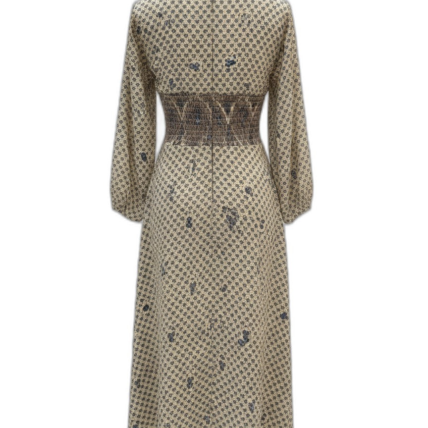 Joseph · Maxi Smocked Waist · Small · Maize Paisley Print