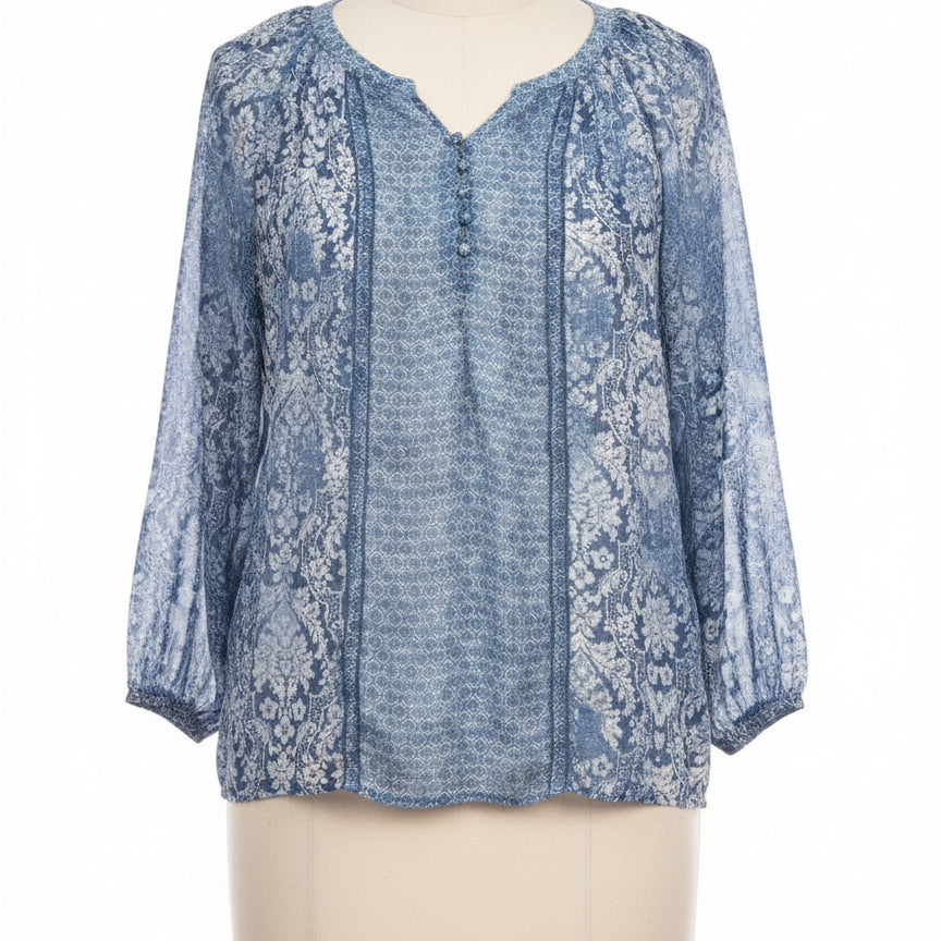 Zac&Rachel · Floral Paisley · 2X · Blue