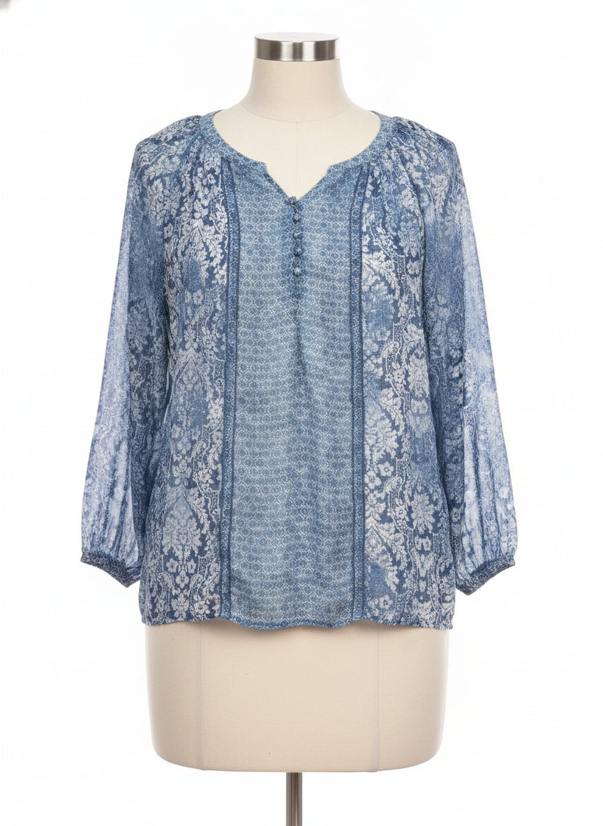 Zac&Rachel · Floral Paisley · 2X · Blue