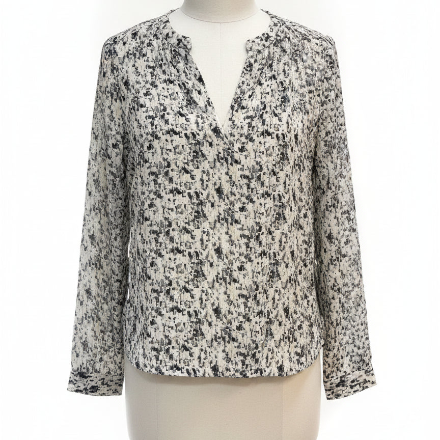 CAbi · Shatter Blouse · Medium · TaupeMulti